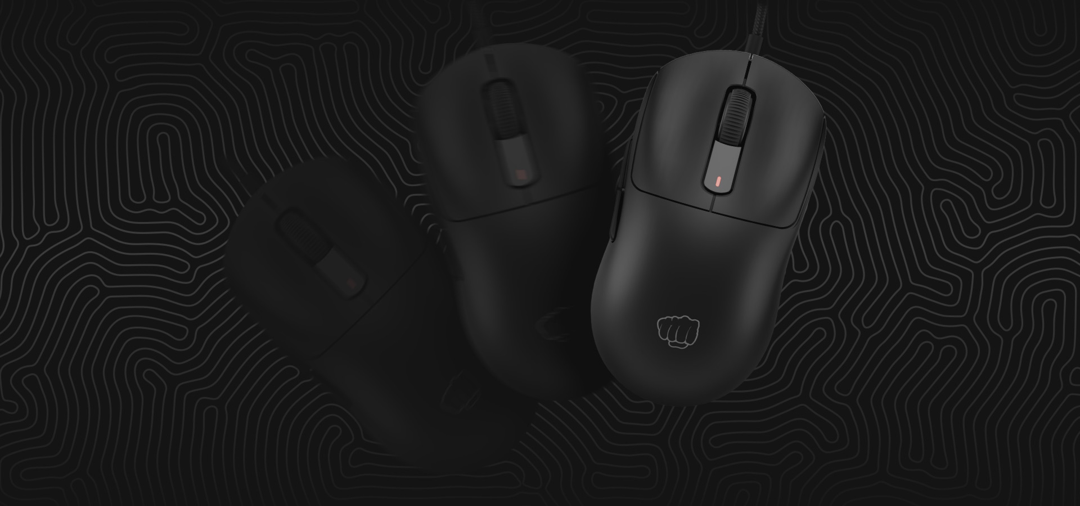 Black gaming mouse with RGB lighting and programmable features, featuring a sleek design and high precision up to 12000 DPI